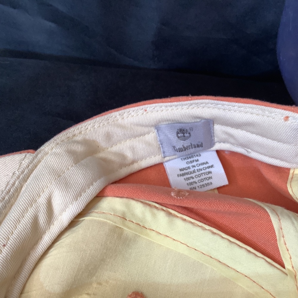 Timberland orange‎ cap hat - Picture 7 of 8